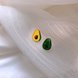 Wholesale New Arrival Fashion Green Avocado Drop Earrings for Women Girls Cute Stud Earrings  Fashion Jewelry VGE006 1 small