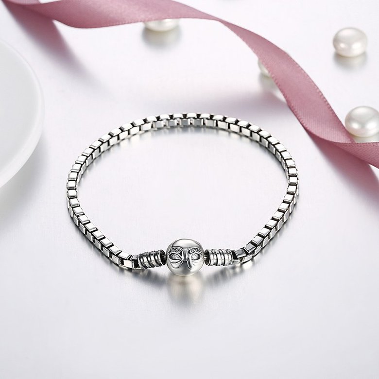 Wholesale 925 Sterling Silver bracelet CZ Beads TGSLBD109 3