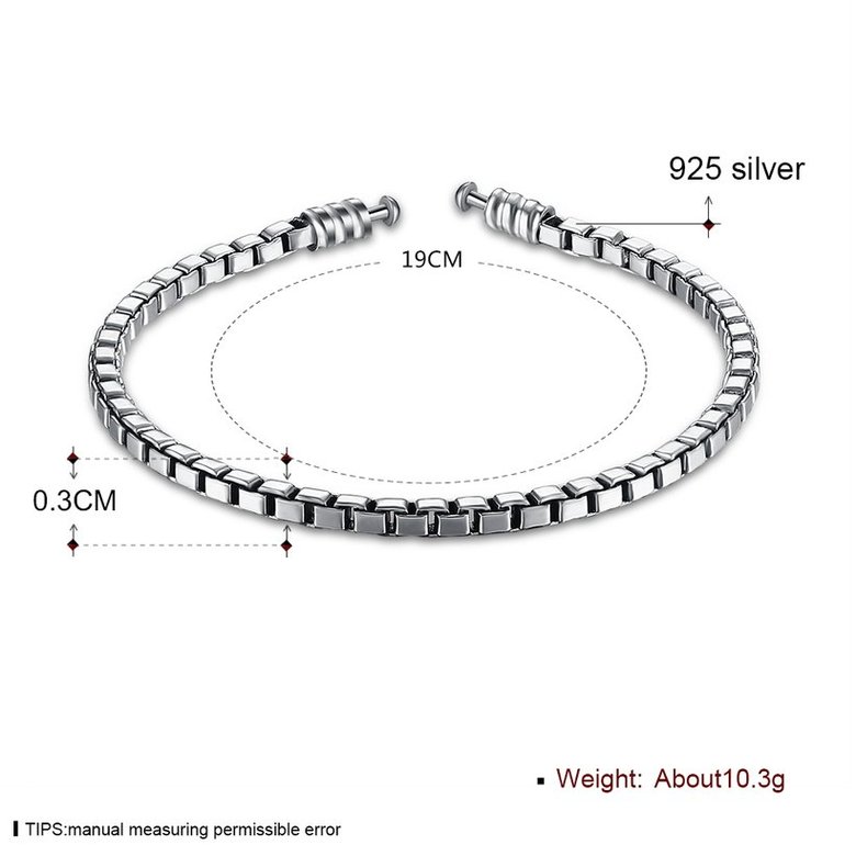 Wholesale 925 Sterling Silver bracelet CZ Accessories TGSLBD110 0