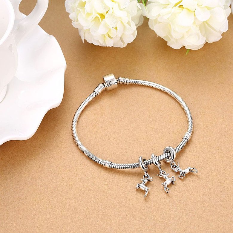 Wholesale 925 Sterling Silver DIY Bracelet Antique Accessories TGSLBD119 4