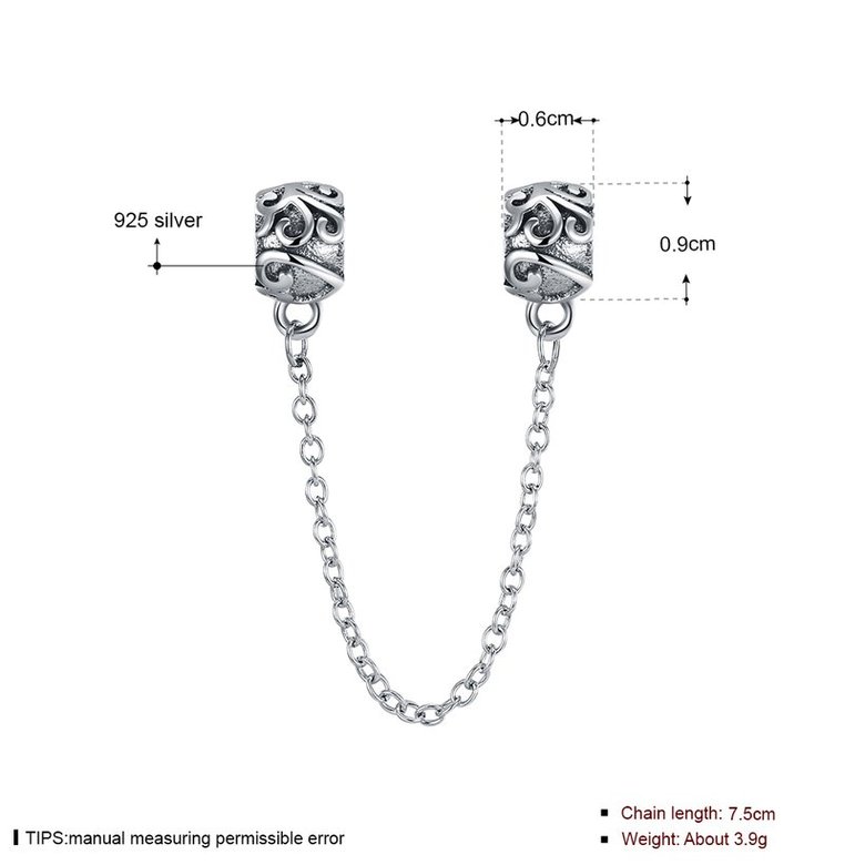 Wholesale 925 Sterling Silver DIY Bracelet Accessories TGSLBD123 3