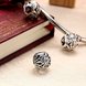 Wholesale Antique 925 Sterling Silver DIY Bracelet CZ Bead TGSLBD139 3 small