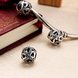 Wholesale Antique 925 Sterling Silver DIY Bracelet CZ Bead TGSLBD142 3 small