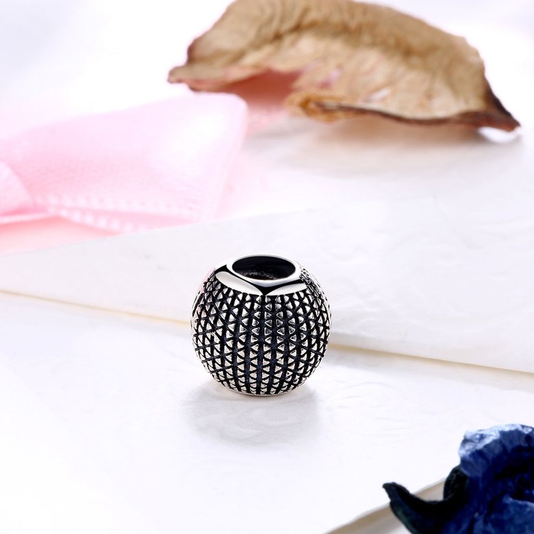 Wholesale Antique 925 Sterling Silver DIY Bracelet Bead TGSLBD148 1