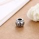 Wholesale Antique 925 Sterling Silver DIY Bracelet Bead TGSLBD003 2 small