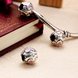 Wholesale Antique 925 Sterling Silver DIY Bracelet CZ Bead TGSLBD006 3 small