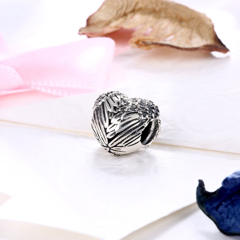 Wholesale Antique 925 Sterling Silver DIY Bracelet Bead TGSLBD009 1