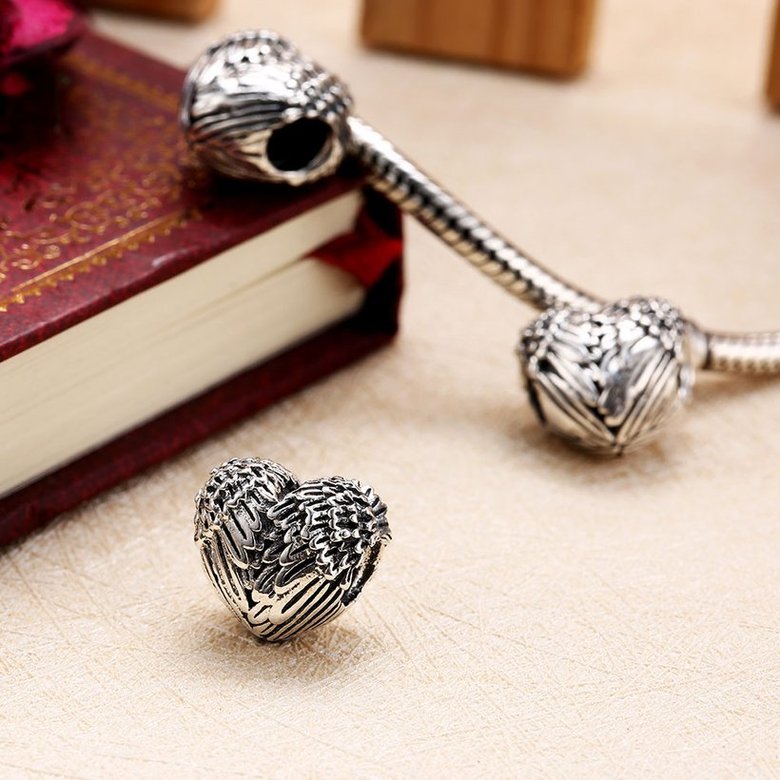 Wholesale Antique 925 Sterling Silver DIY Bracelet Bead TGSLBD009 3