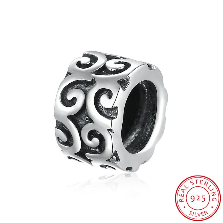 Wholesale Antique 925 Sterling Silver DIY Bracelet Bead TGSLBD018 2