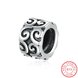 Wholesale Antique 925 Sterling Silver DIY Bracelet Bead TGSLBD018 2 small
