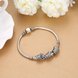 Wholesale Antique 925 Sterling Silver DIY Bracelet CZ Accessories TGSLBD024 4 small