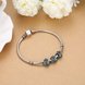Wholesale Antique 925 Sterling Silver DIY Bracelet CZ Accessories TGSLBD025 4 small