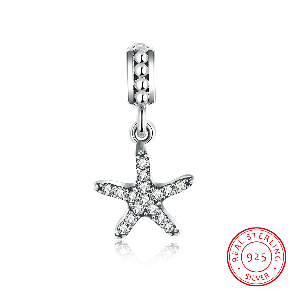 Wholesale 925 Sterling Silver DIY Bracelet Star Accessories TGSLBD044 5