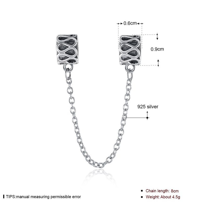 Wholesale 925 Sterling Silver DIY Bracelet Accessories TGSLBD057 0