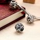 Wholesale Antique Sterling Silver CZ Bead TGSLBD097 3 small