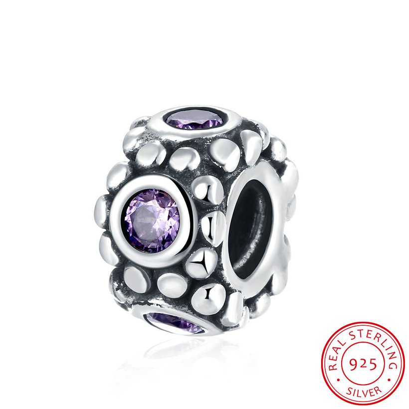 Wholesale Antique Sterling Silver CZ Bead TGSLBD099 5