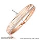 Wholesale Classic Rose Gold Round Rhinestone Bangle&Cuff TGGPBL086 0 small