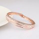 Wholesale Classic Rose Gold Round Rhinestone Bangle&Cuff TGGPBL086 2 small