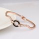 Wholesale Romantic Rose Gold Animal Rhinestone Bangle&Cuff TGGPBL090 3 small