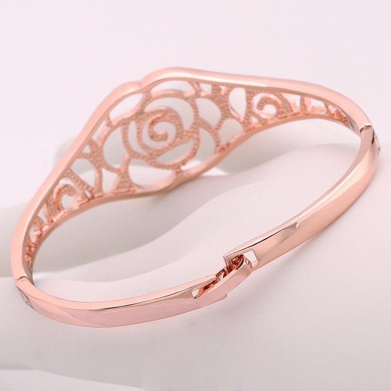 Wholesale Romantic Rose Gold Figure Bangle&Cuff TGGPBL109 0