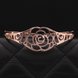 Wholesale Romantic Rose Gold Figure Bangle&Cuff TGGPBL109 1 small