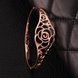 Wholesale Romantic Rose Gold Figure Bangle&Cuff TGGPBL109 4 small