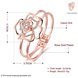 Wholesale Classic Rose Gold Plant Rhinestone Bangle&Cuff TGGPBL025 0 small