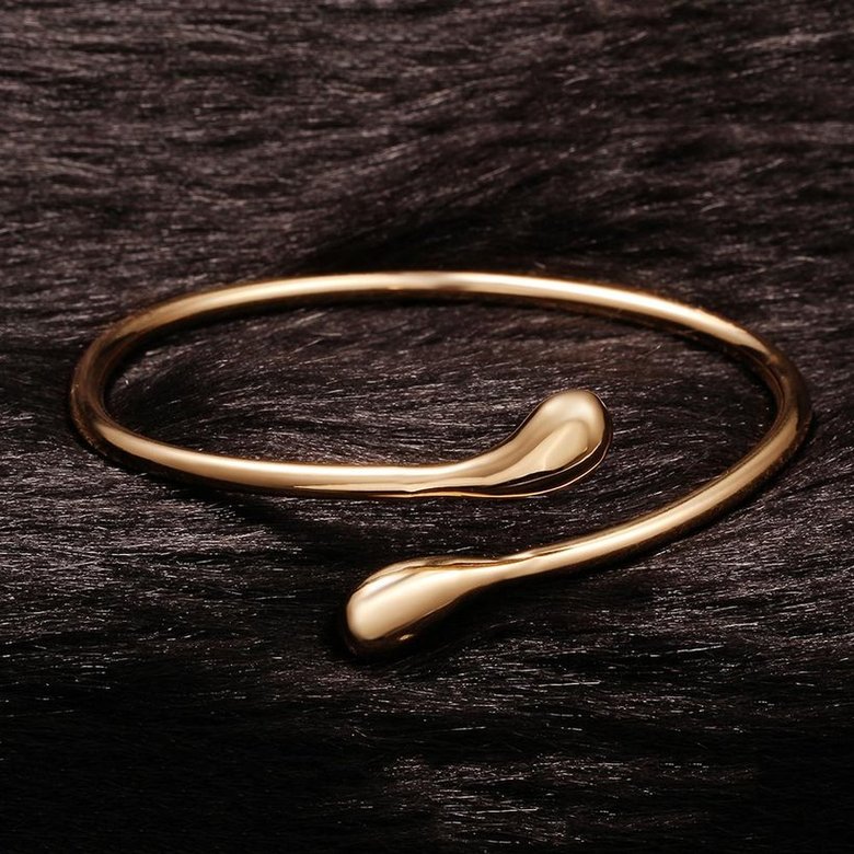 Wholesale Trendy 18K Gold Water Drop Bangle&Cuff TGGPBL028 2