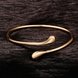 Wholesale Trendy 18K Gold Water Drop Bangle&Cuff TGGPBL028 2 small