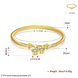 Wholesale Romantic 24K Gold Round CZ Bangle&Cuff TGGPBL035 4 small