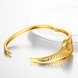 Wholesale Romantic 24K Gold Round CZ Bangle&Cuff TGGPBL039 2 small