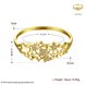 Wholesale Classic 24K Gold Round CZ Bangle&Cuff TGGPBL013 4 small