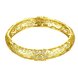 Wholesale Romantic 24K Gold Plant CZ Bangle&Cuff TGGPBL018 0 small