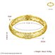 Wholesale Romantic 24K Gold Plant CZ Bangle&Cuff TGGPBL018 2 small