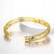 Wholesale Classic 24K Gold Round CZ Bangle&Cuff TGGPBL019 0 small