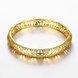 Wholesale Classic 24K Gold Round CZ Bangle&Cuff TGGPBL019 4 small