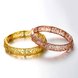 Wholesale Romantic 24K Gold Plant CZ Bangle&Cuff TGGPBL020 2 small