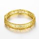 Wholesale Romantic 24K Gold Plant CZ Bangle&Cuff TGGPBL020 4 small