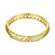 Wholesale Classic 24K Gold Round CZ Bangle&Cuff TGGPBL041 4 small