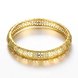 Wholesale Romantic 24K Gold Round CZ Bangle&Cuff TGGPBL023 2 small