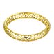 Wholesale Classic 24K Gold Round Bangle&Cuff TGGPBL024 2 small