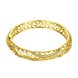 Wholesale Romantic 24K Gold Round CZ Bangle&Cuff TGGPBL042 0 small