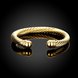 Wholesale Trendy 24K Gold Round Bangle&Cuff TGGPBL125 1 small