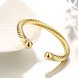 Wholesale Trendy 24K Gold Round Bangle&Cuff TGGPBL125 2 small