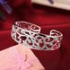 Wholesale Classic Silver Plant CZ Bangle&Cuff TGSPBL025 2 small