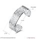 Wholesale Classic Silver Plant Bangle&Cuff TGSPBL027 0 small