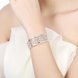 Wholesale Classic Silver Plant Bangle&Cuff TGSPBL027 3 small