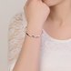 Wholesale Fashion Silver Round Shiny Side Bangle Free Shipping TGSPBL160 3 small