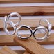 Wholesale Trendy Silver Round Bangle&Cuff TGSPBL018 2 small