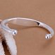 Wholesale Romantic Silver Round CZ Bangle&Cuff TGSPBL022 2 small